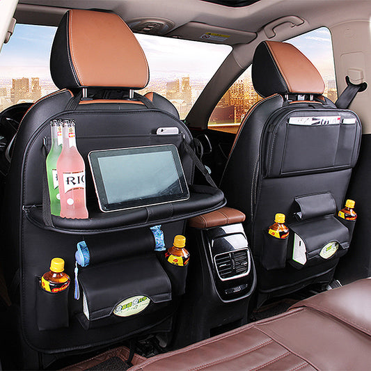 🔥🚘Car Backseat Organizer Car Seat Organizer Car Pocket Car Seat Back Protector Kick Mats for Kids Toddlers, Travel Accessories, 2 Pack🔥📌