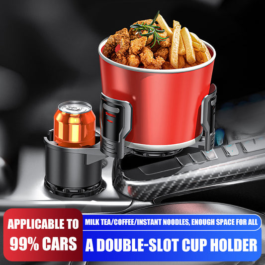 🔥 2024 New Version 🔥 Multifunctional Car Water Cup Holder Car Seat One-Two Water Cup Beverage Holder 💥