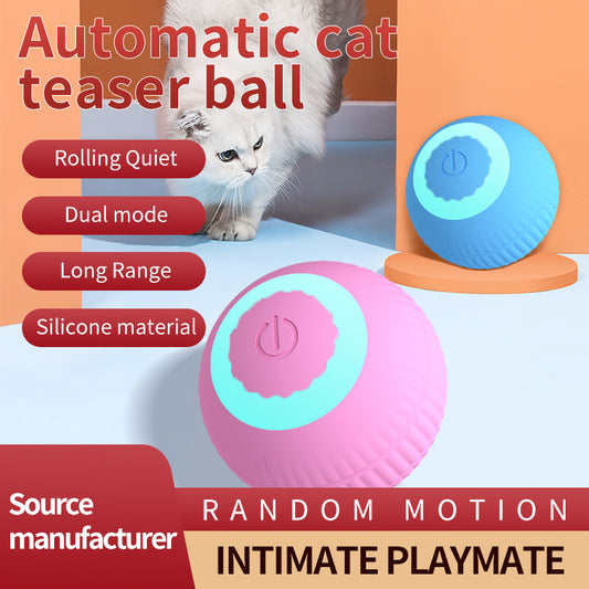 ✨Automatic  Rolling Ball for Indoor Cats Intelligent Interactive Cat Toys Ball with LED Lights, Cat Toys, Cat Automatic Toy✨