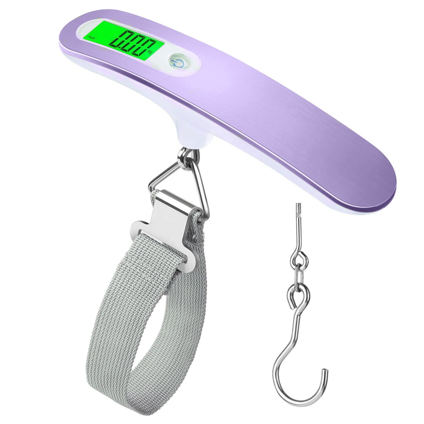 🔥 Luggage Scale with Battery Mini Portable Digital Hanging Scale for Travel, Express Suitcase Weight Scale 110 Lb/ 50Kg Large Capacity 🔥