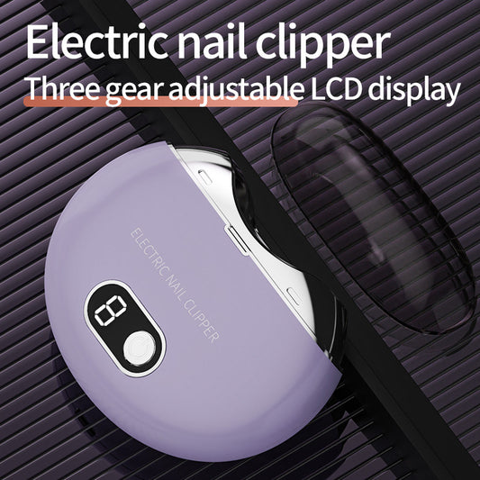 💥Automatic Electric Nail Clipper with 3-Speeds Levels, LCD Digital Display, USB Rechargeable Safety Electric Nail Trimmer Suitable for whole family Electric Nail Clipper💥